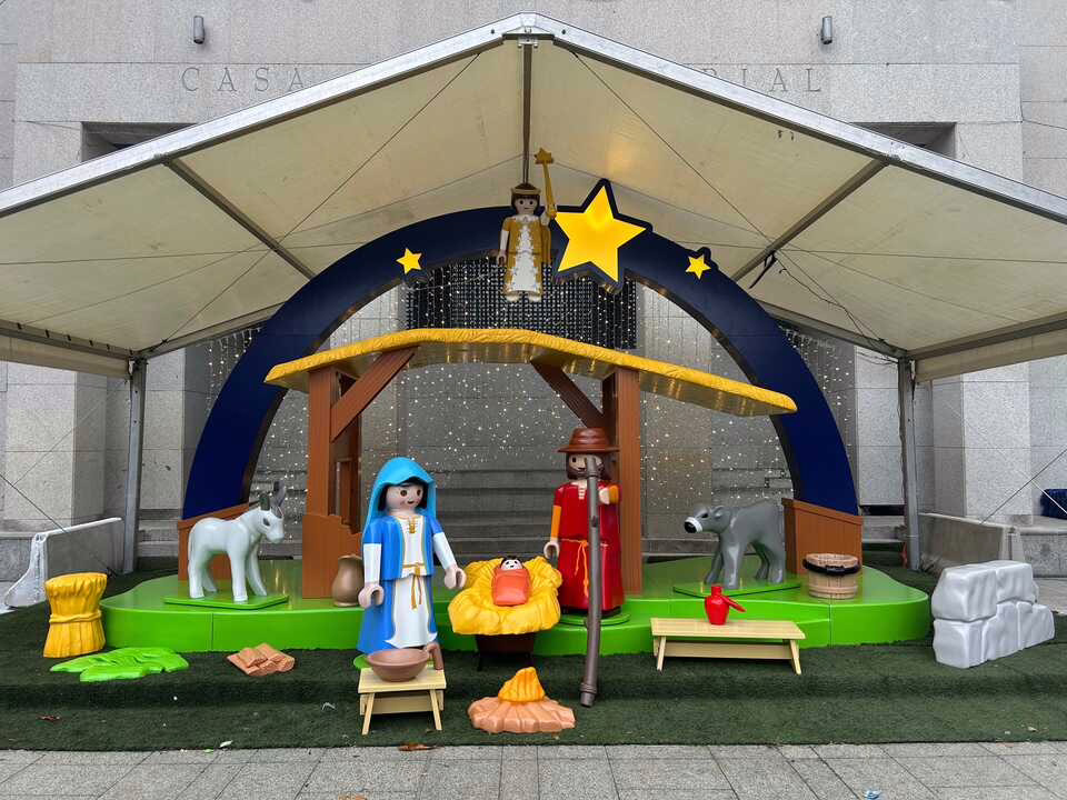 Leganés revela su celebración navideña con un enorme Belén de Playmobil.