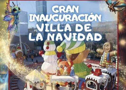 La Villa Navideña 2025 se inaugura en Pinto con shows y conciertos.