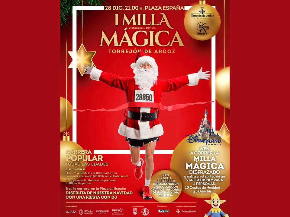 I Milla Mágica en Torrejón de Ardoz el 28 de diciembre.