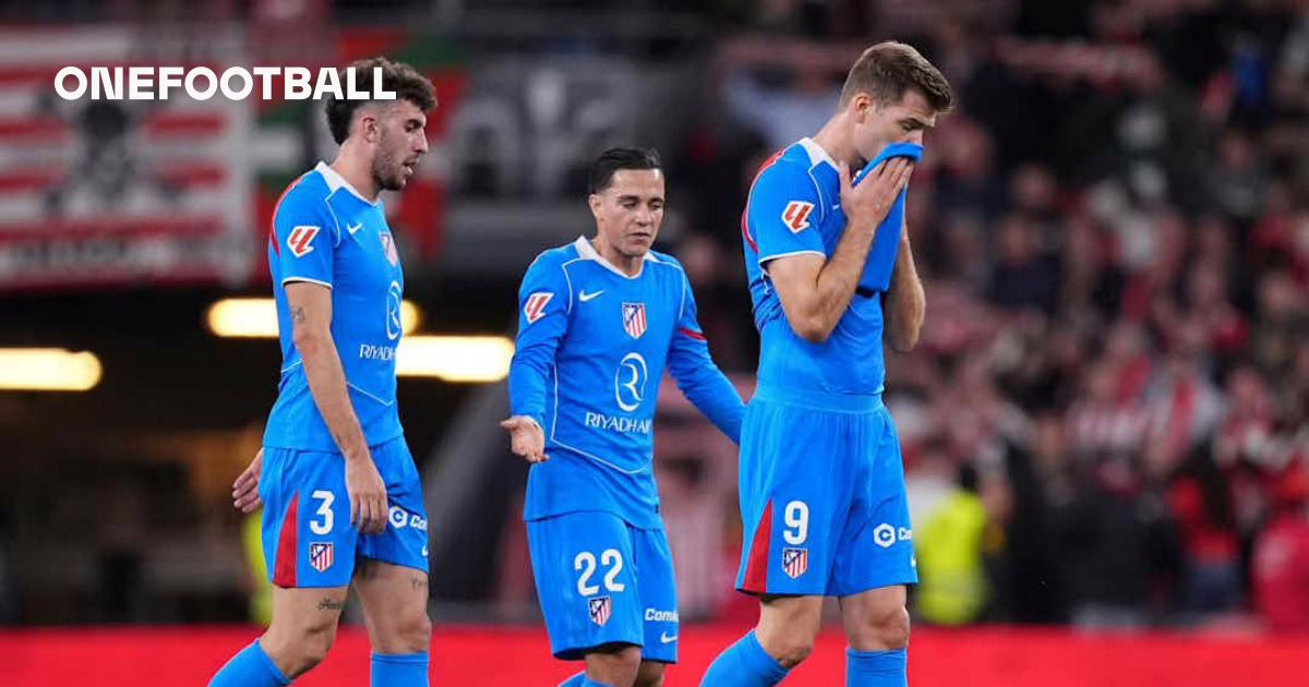 La mala racha del Atlético de Madrid.