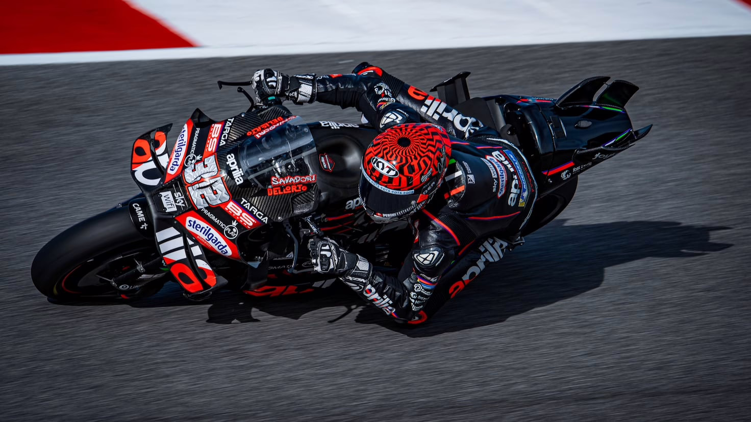 Aprilia se encuentra en problemas.