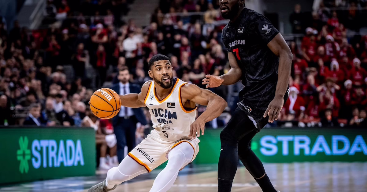 (Crónica) El UCAM Murcia lucha por el primer puesto en estas fiestas, mientras el Baskonia intensifica la competencia por los 'playoffs'