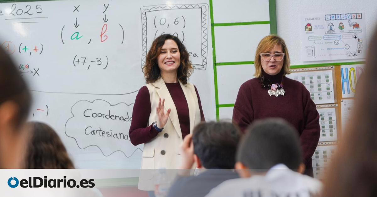 El Gobierno de Ayuso autoriza la jornada escolar partida obligatoria, mientras un sindicato anuncia su intención de presentar una denuncia.