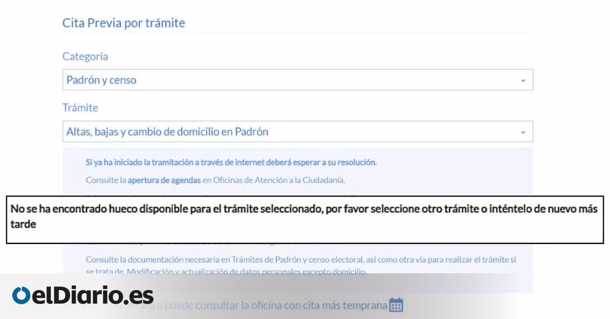 El complicado reto de conseguir una cita para empadronarse en Madrid: "He estado intentándolo desde mayo y no hay disponibilidad"