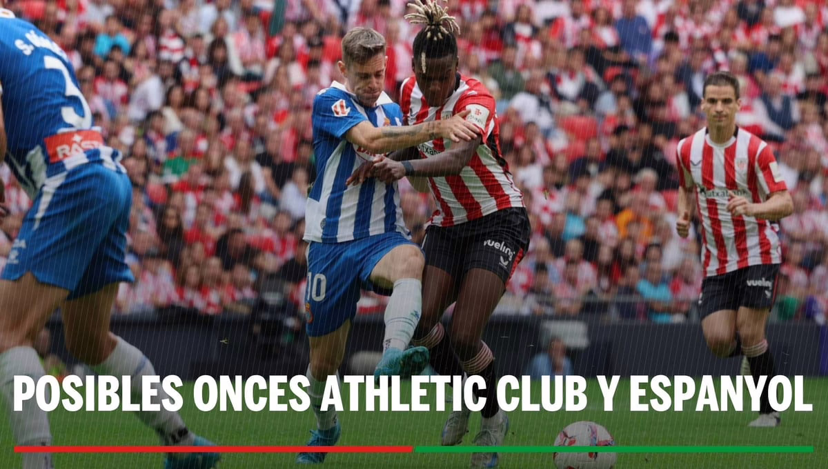 Alineaciones del Athletic Club y Espanyol: Confirmación de los equipos para el partido de hoy en LaLiga EA Sports.