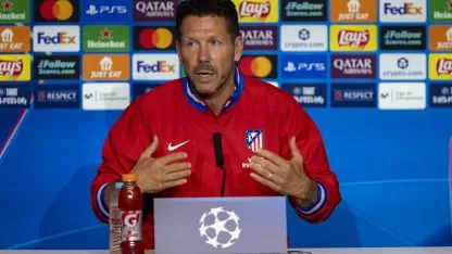 A lo Gago: la curiosa frase de Simeone al referirse a la mala racha de Atlético de Madrid