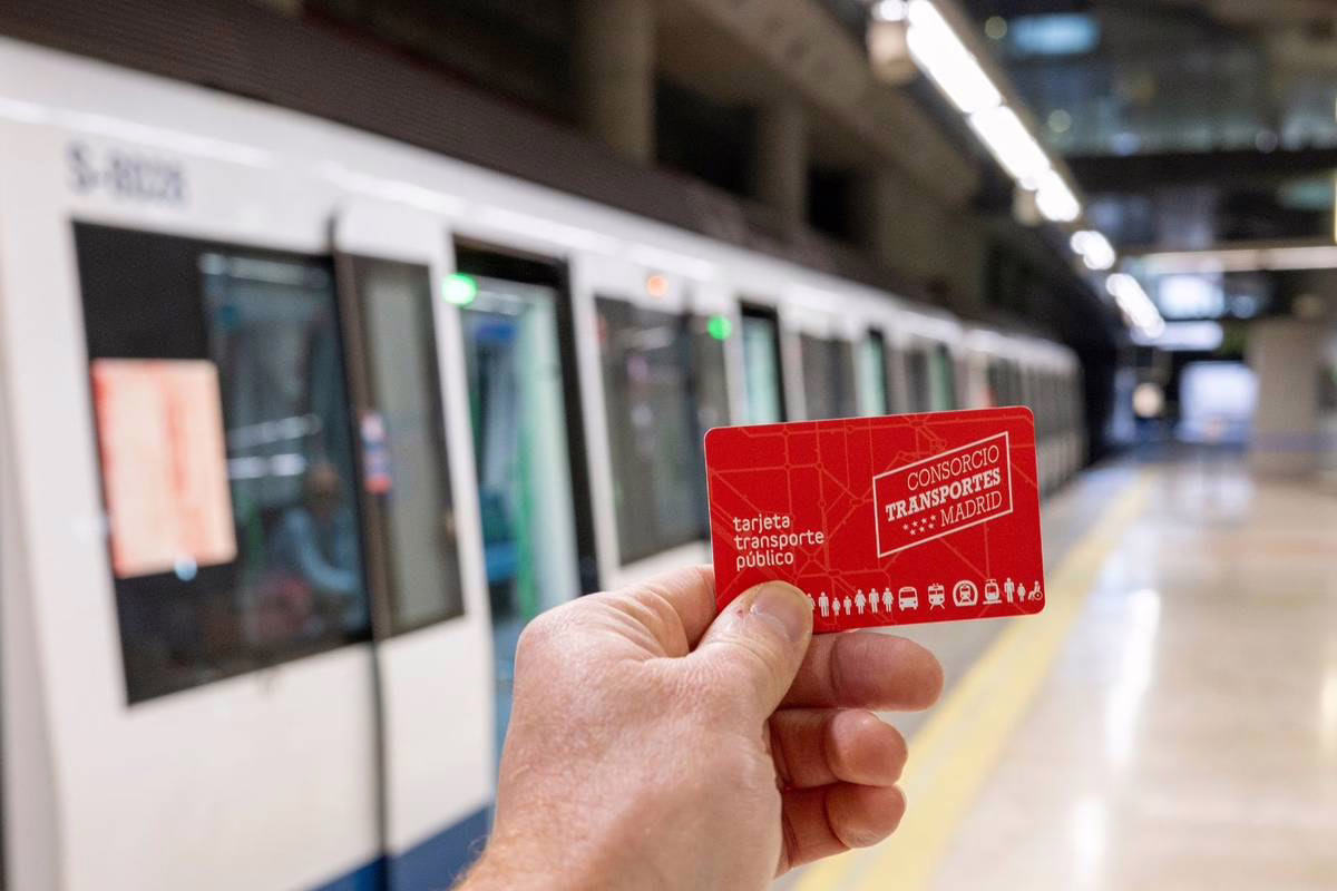 La singular tarjeta de transporte que ha llegado recientemente a Madrid.