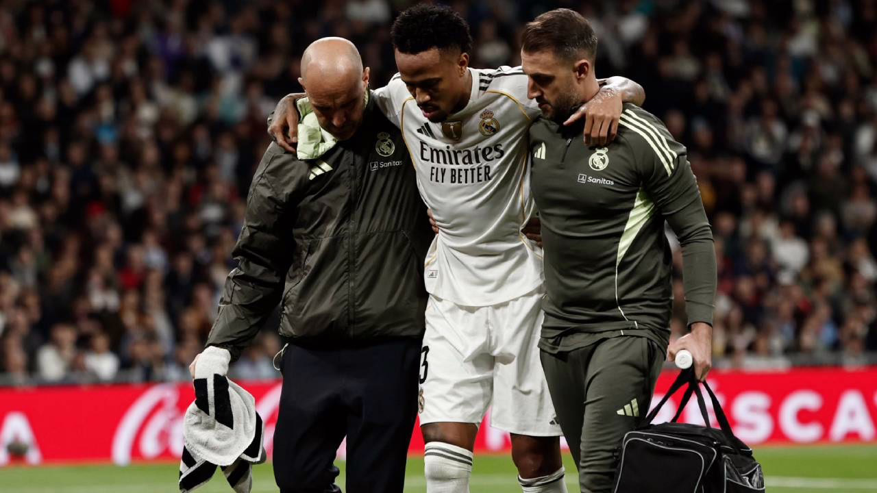 Militao estará fuera de acción durante cuatro meses debido a una lesión muscular.