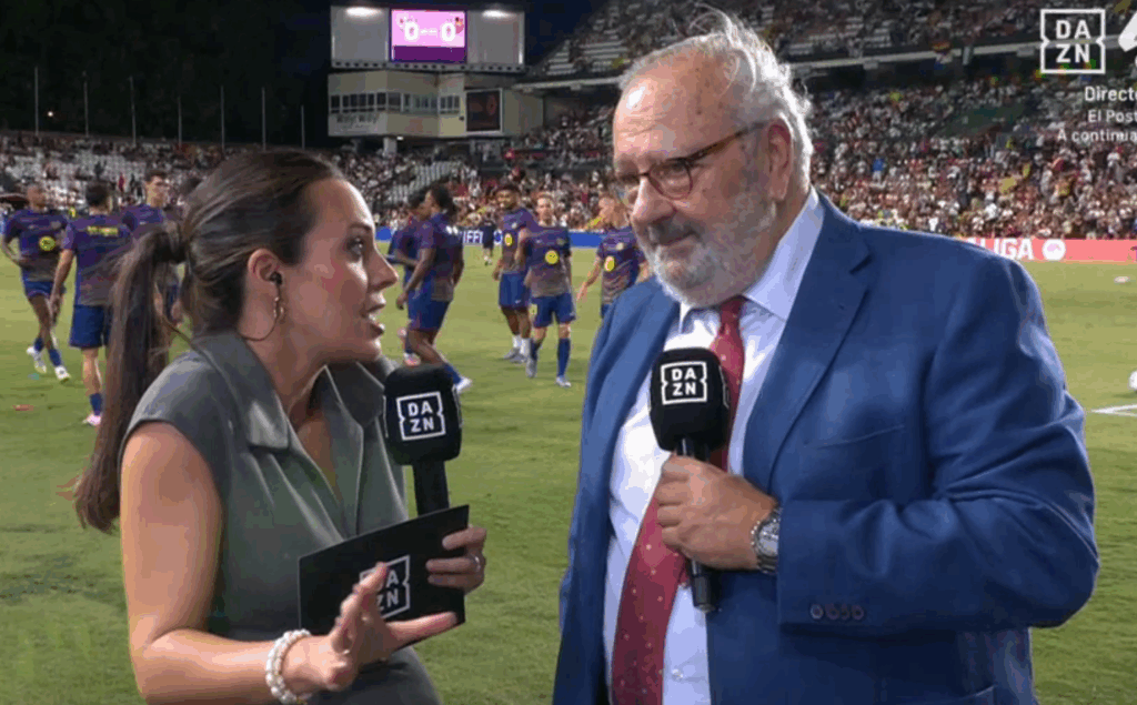 El Rayo fue el cuarto equipo que menos ingresó en la temporada 2024/25 por derechos de televisión 3 Sarda declas previa barcelona 1024x635 1