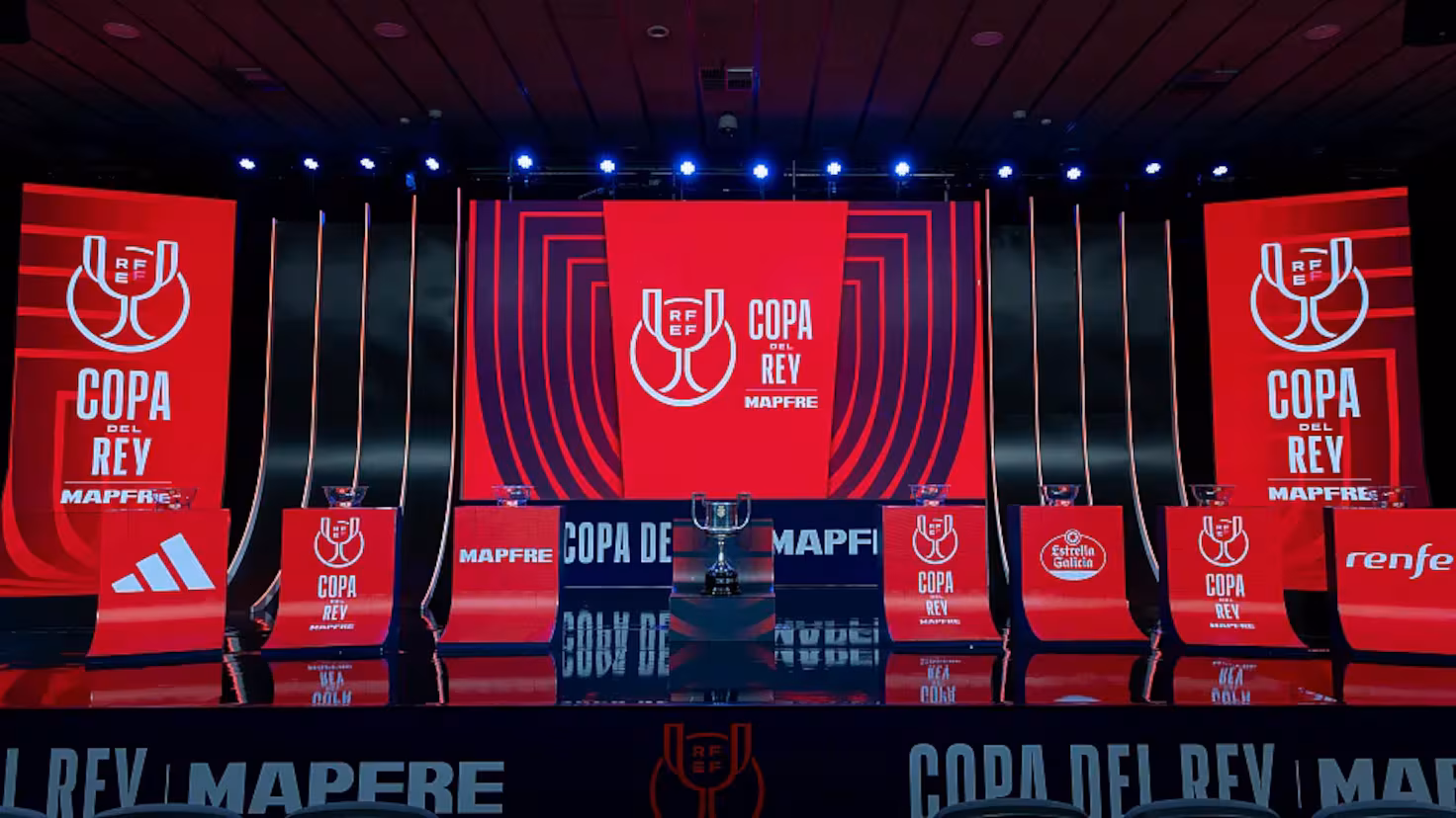 Sorteo en vivo de la Copa del Rey: partidos y emparejamientos de los dieciseisavos de final, hoy en directo.