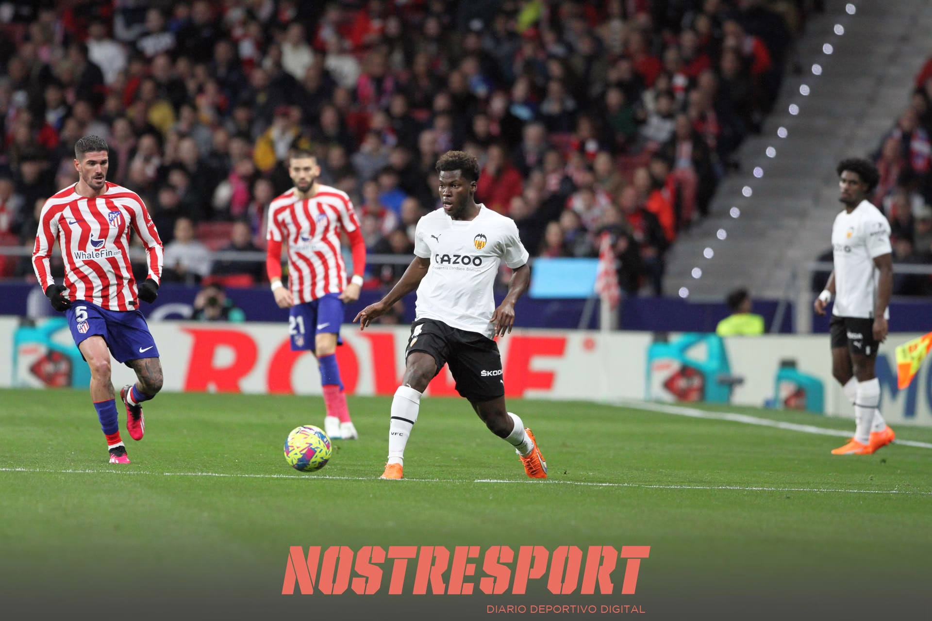 Los preocupantes resultados del Valencia CF frente al Atlético de Madrid.