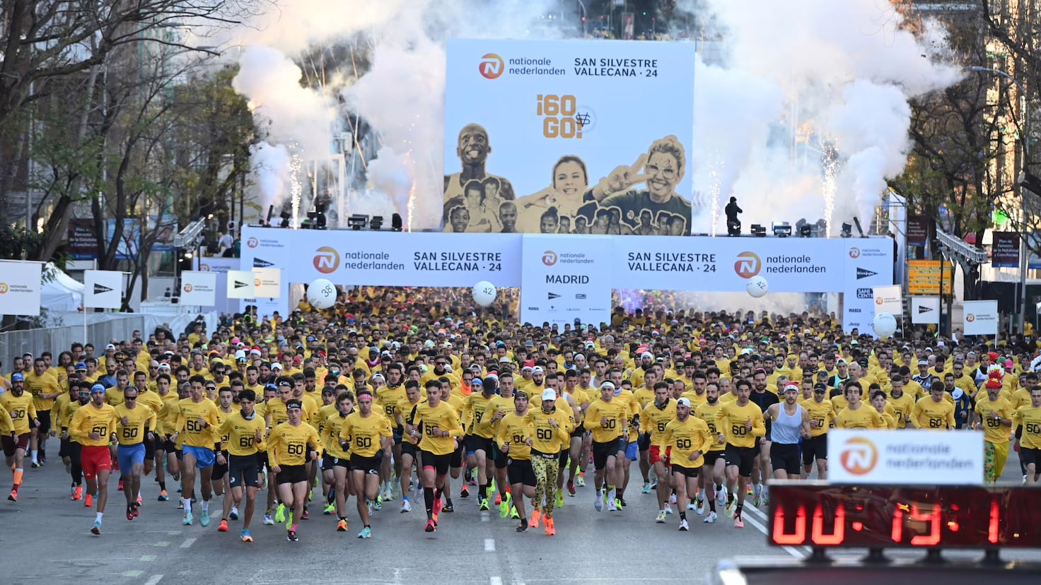 San Silvestre Vallecana 2025: itinerario, puntos de salida y llegada, y desvíos de tráfico en Madrid.