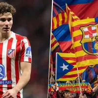 El comentario de los hinchas de Barcelona a Julián Alvarez tras su partido en el Camp Nou