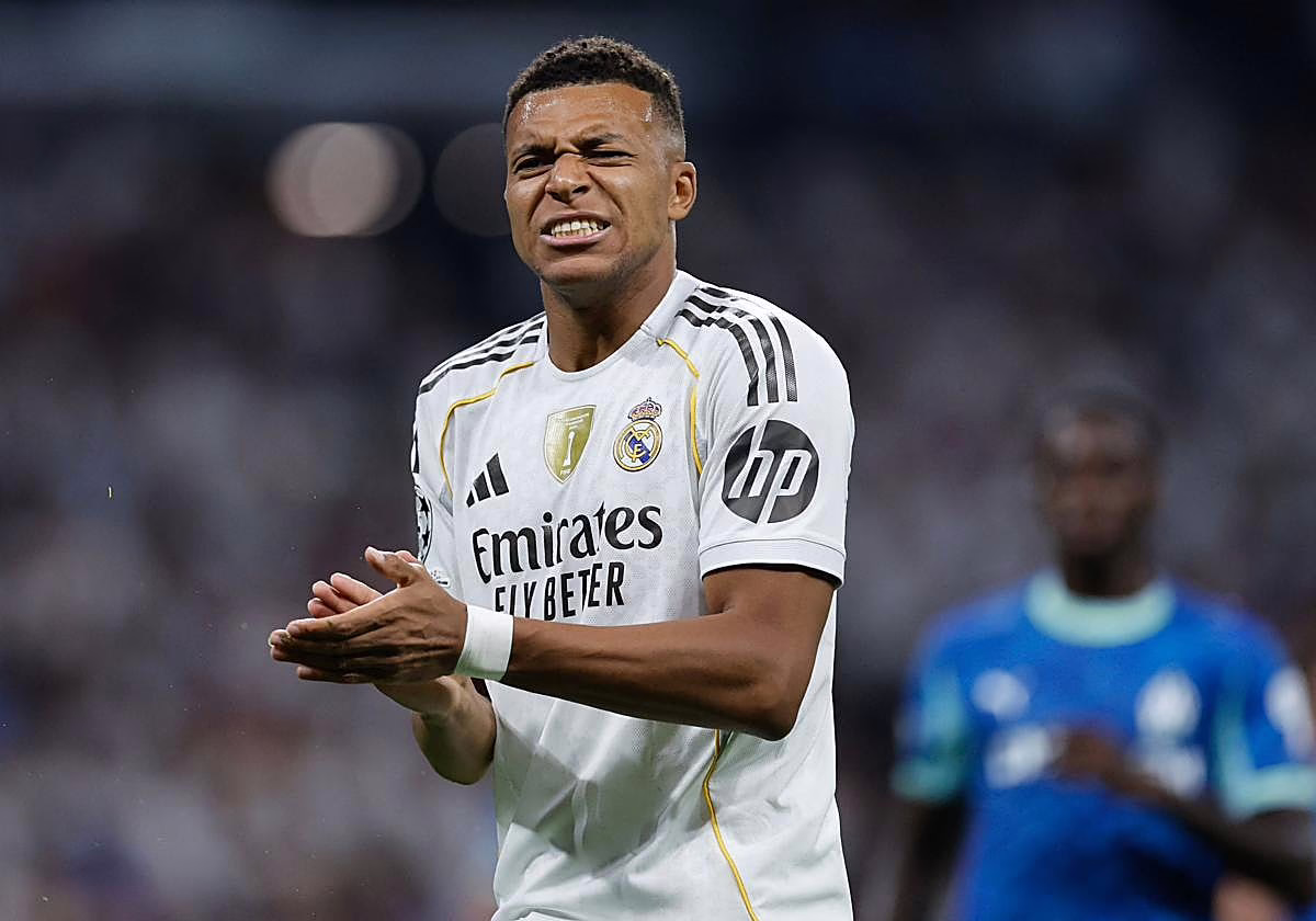 Mbappé padece un esguince en la rodilla y estará ausente en el comienzo de 2026.