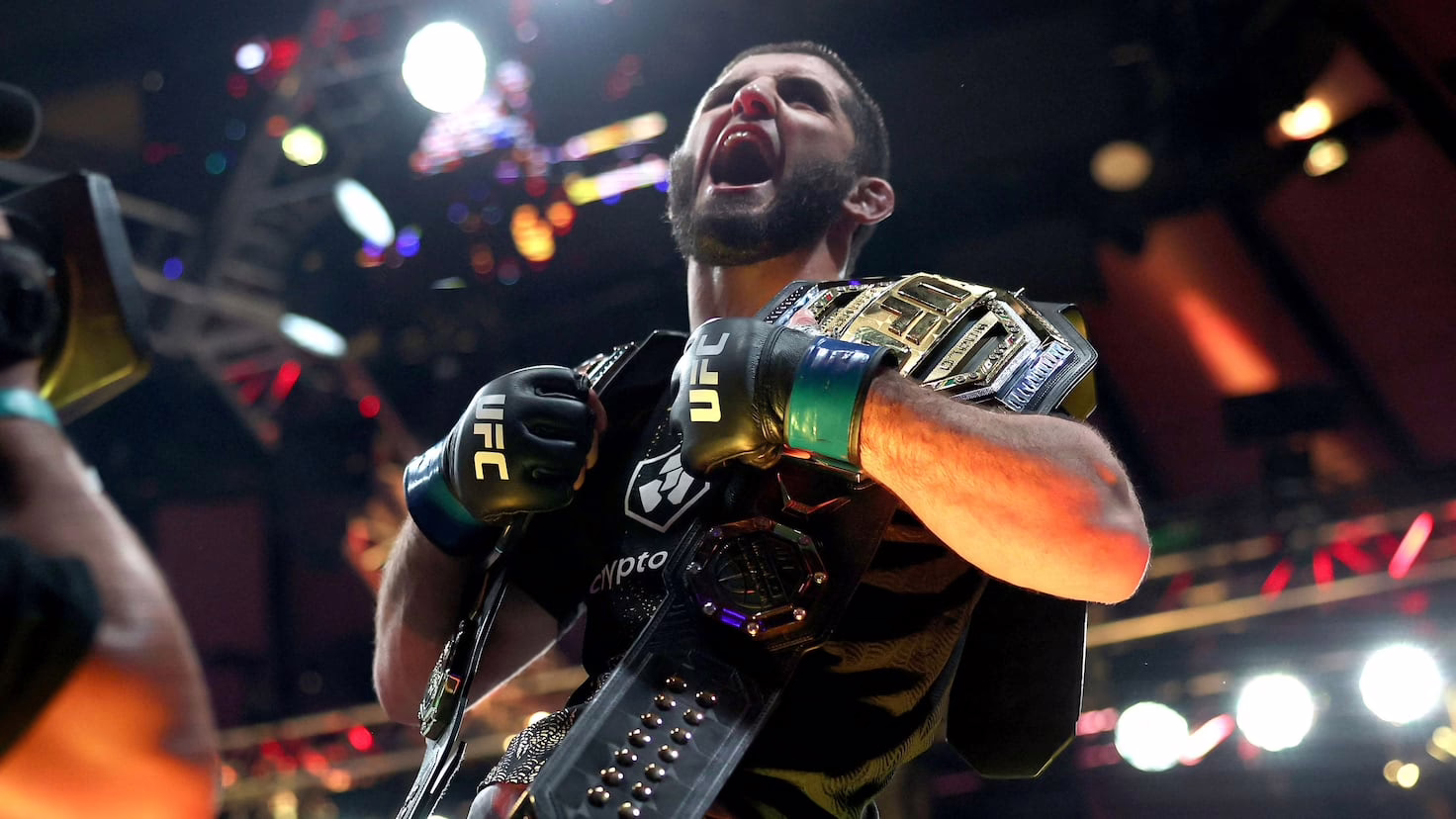 Los principales luchadores de la UFC en 2025: de Topuria a Makhachev.