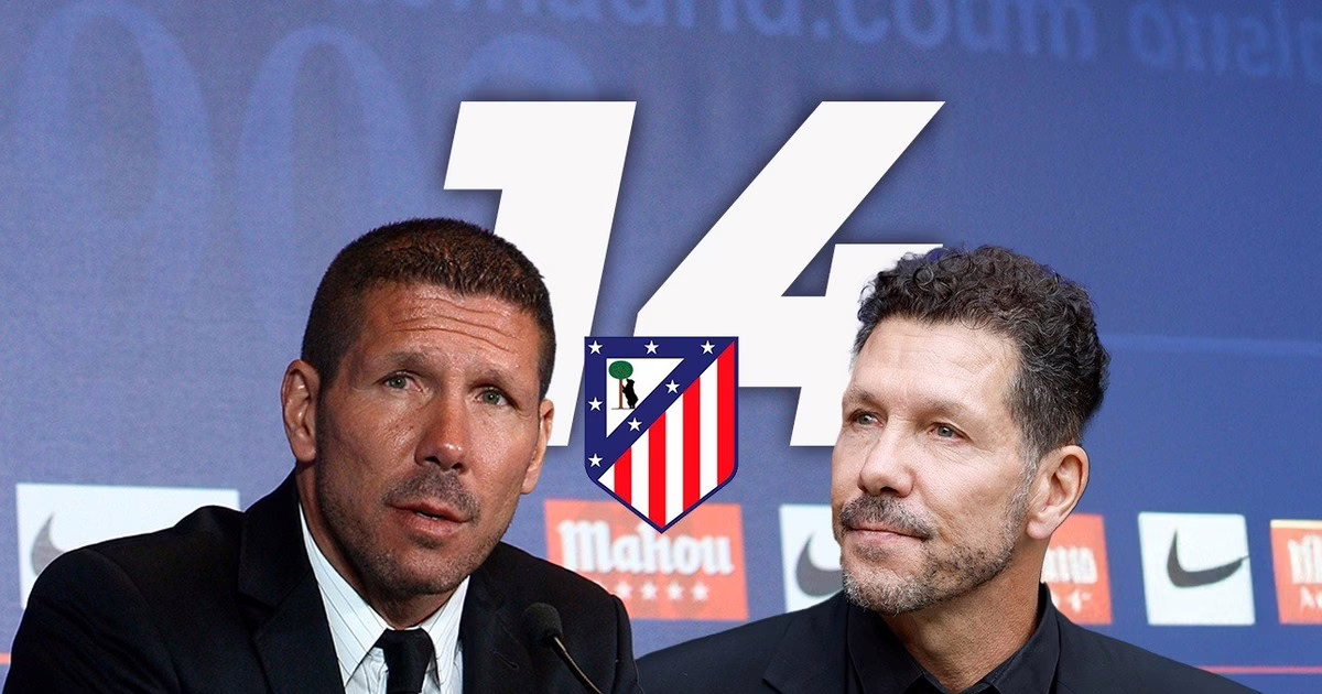 Simeone y su trayectoria de 14 años en el Atlético de Madrid: estadísticas y comparación con el entrenador que más tiempo ha permanecido en un club europeo.