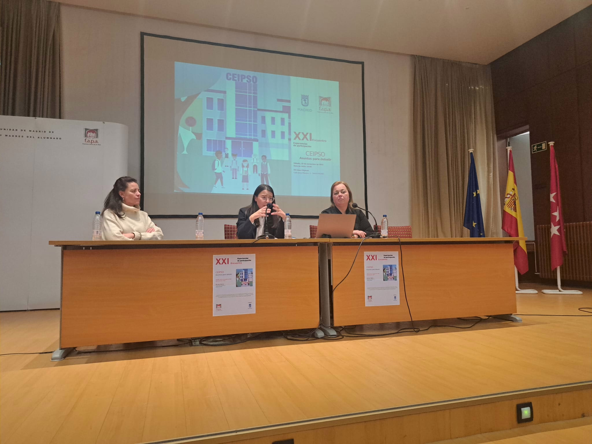 XXI Encuentro de Experiencias FAPA: Fomentando la Participación Educativa y el Modelo CEIPSO en Madrid.
