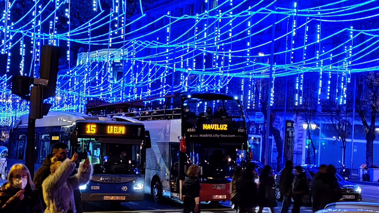 Aquí tienes las modificaciones en las rutas de EMT Madrid para las festividades de Navidad y Año Nuevo.