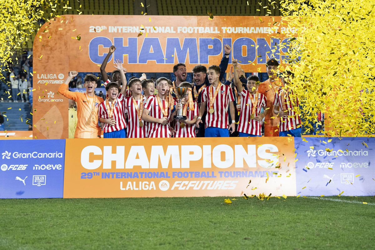 El Atlético de Madrid se lleva la victoria en el XXIX Torneo Internacional LaLiga FC Futures frente al Villarreal.