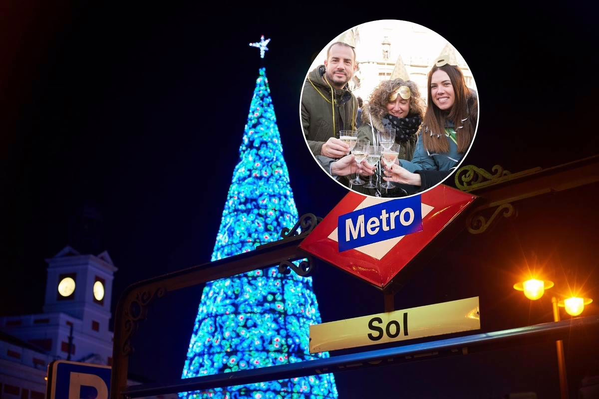Horarios del metro y otros medios de transporte en Madrid para Nochevieja y Año Nuevo: modificaciones, interrupciones y frecuencias.