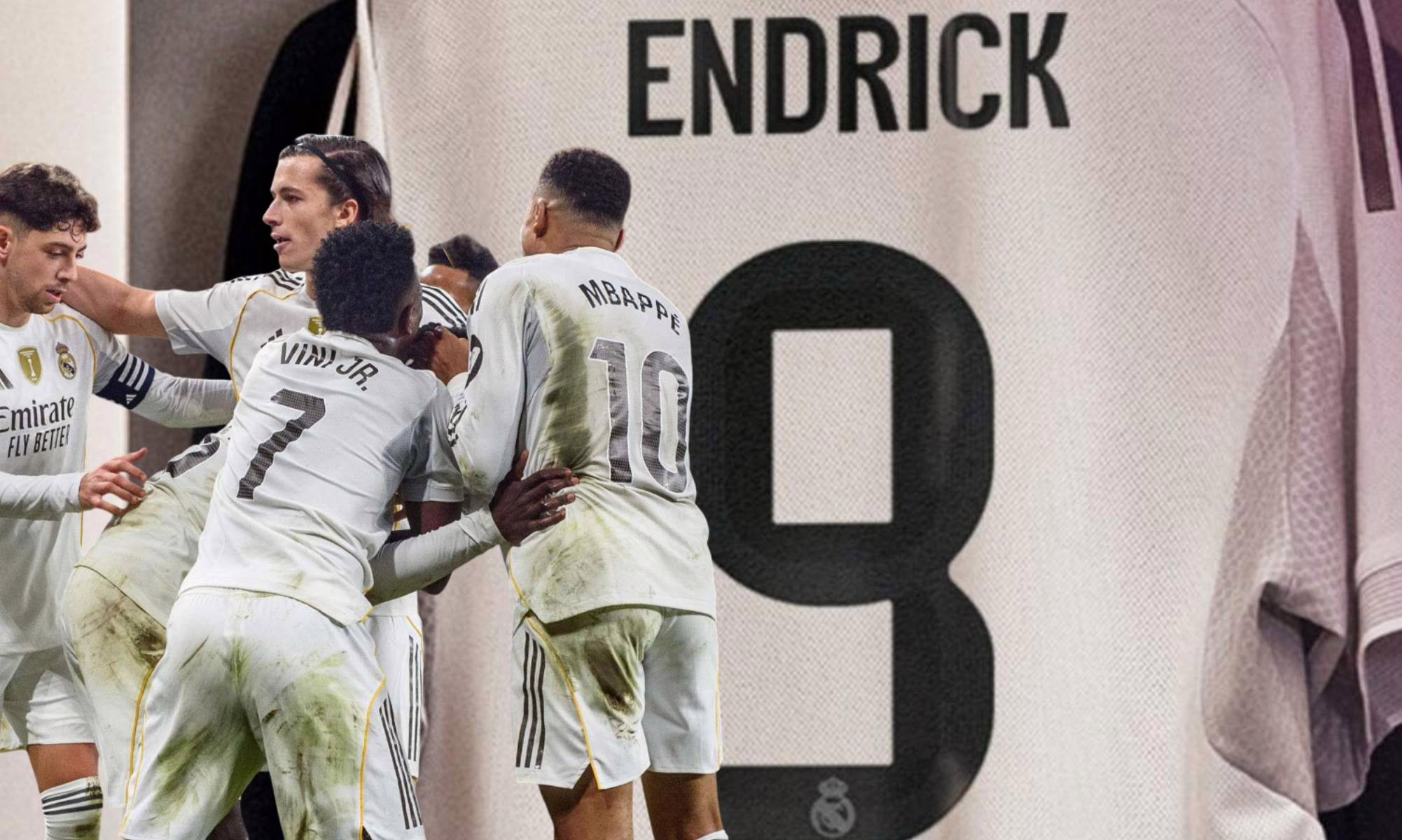 Qué futbolista del Real Madrid asumirá el dorsal 9 que queda disponible tras la salida de Endrick.