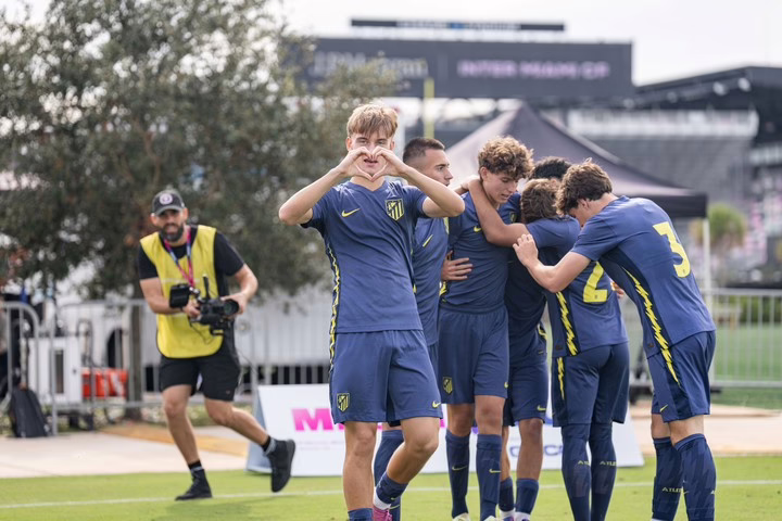 El equipo Sub-16 del Atlético de Madrid estuvo muy cerca de ganar la Messi Cup.