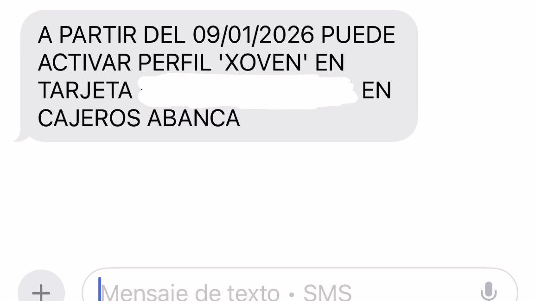 El Ayuntamiento de A Coruña envía un mensaje de texto para recordar la activación del perfil del transporte urbano.