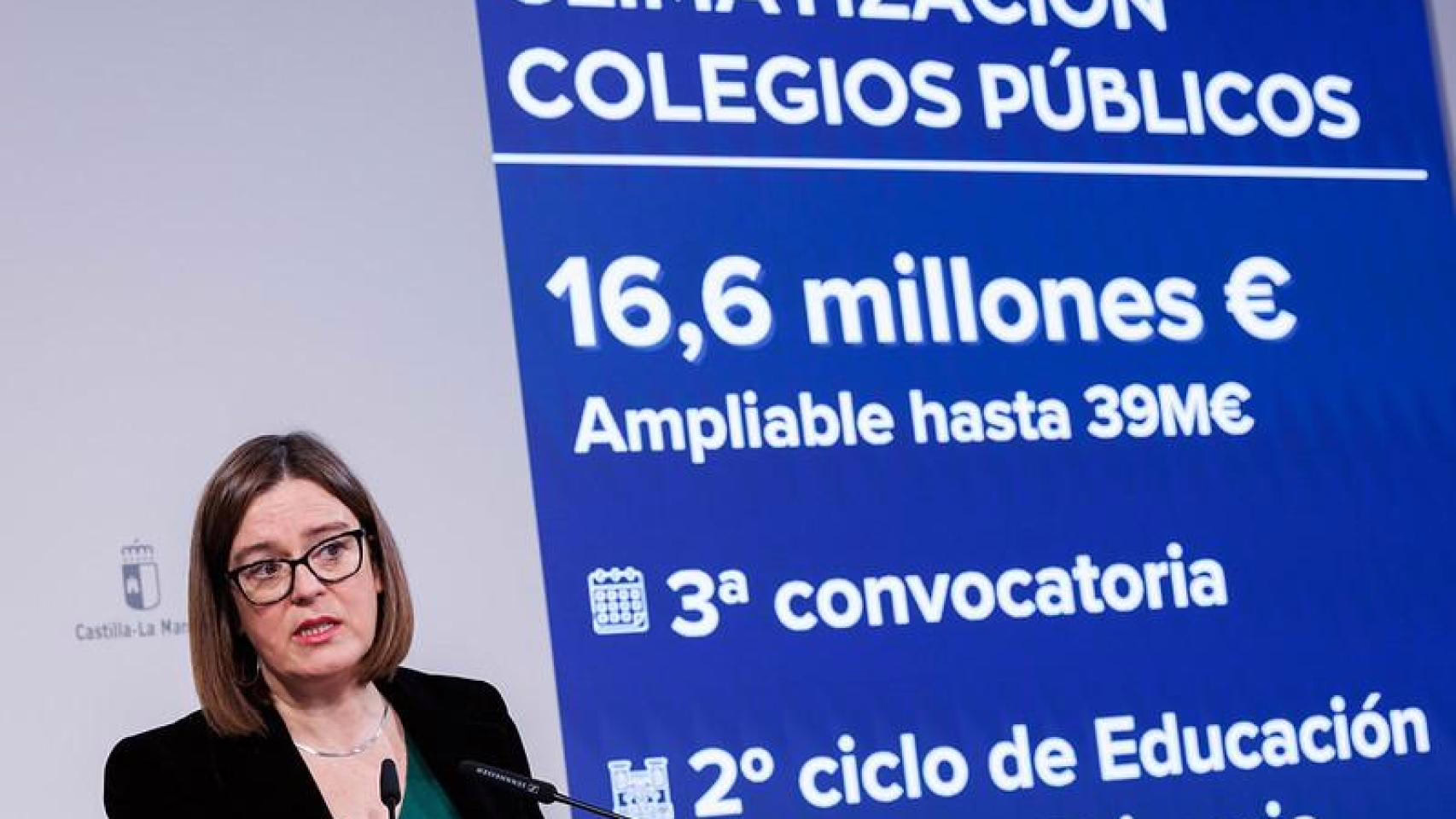 Castilla-La Mancha invertirá más de 16 millones de euros en la climatización de las aulas de sus escuelas.