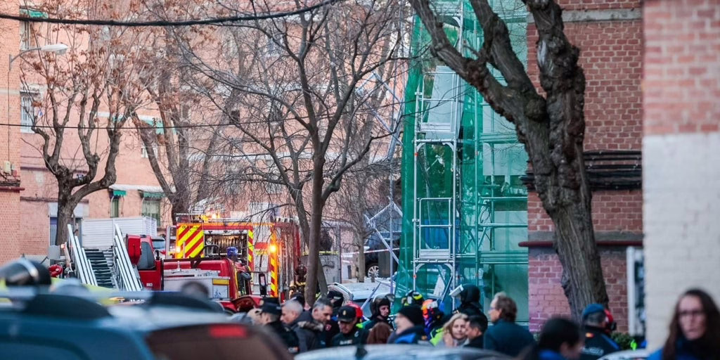 Madrid intensifica la seguridad policial para prevenir robos en el edificio que sufrió una explosión en Carabanchel.