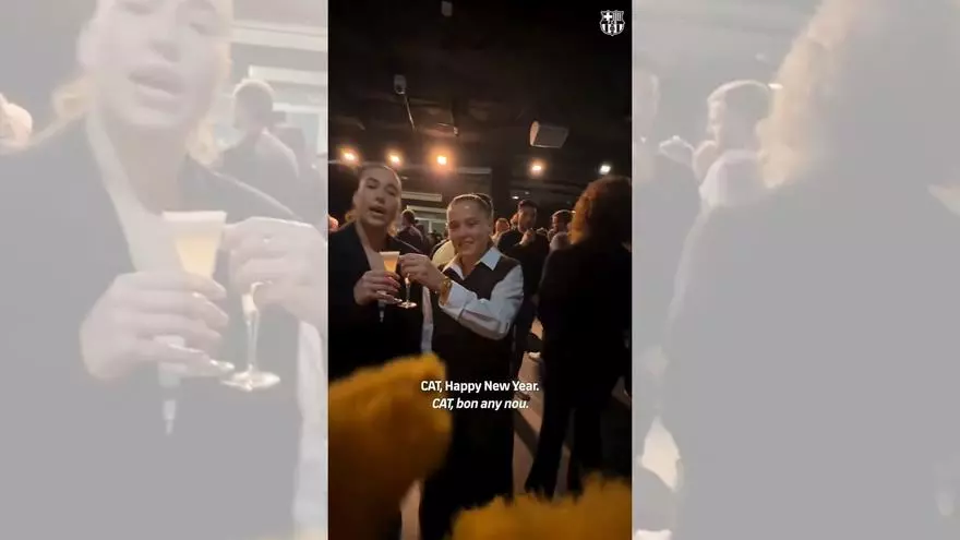 La felicitación de los equipos del Barça