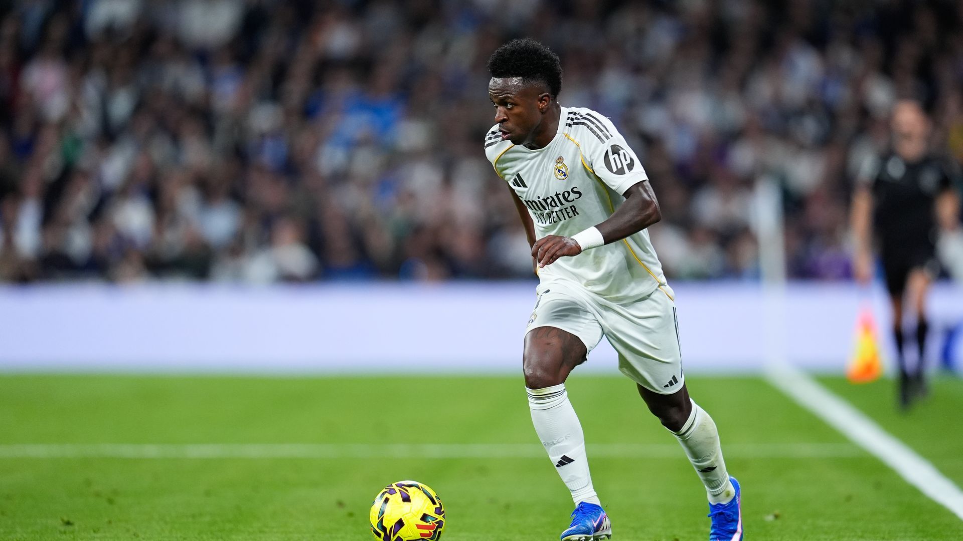 Vinicius en el Bernabéu