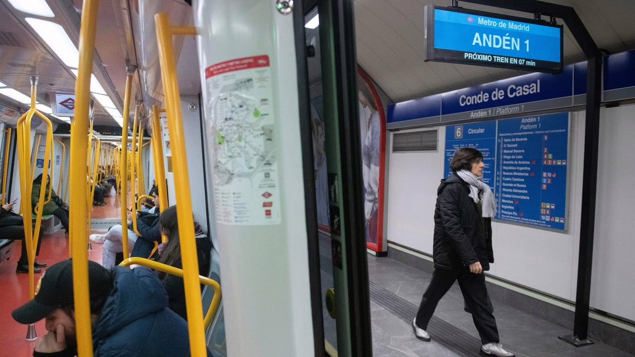 La línea 6 del Metro de Madrid operará hasta las 23 horas de domingo a jueves.