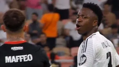 La noche intensa de Maffeo contra Vinícius y Raúl Asencio