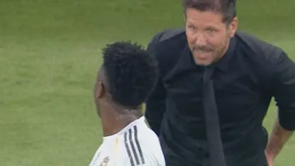 Simeone enloqueció a Vinicius: "Florentino te va a echar", escándalo y picante respuesta