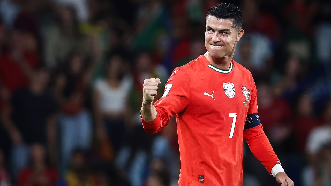 Cristiano Ronaldo alcanza 25 años de goles ininterrumpidos.