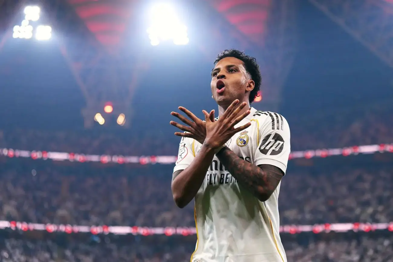 Atlético de Madrid - Real Madrid Celebración Rodrygo