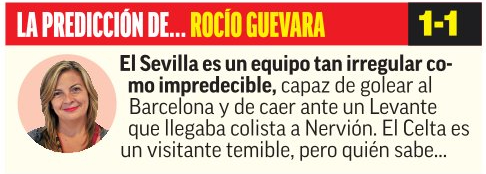 La predicción del Sevilla-Celta