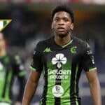 Flavio Nazinho en acción con el Círculo de Brujas, objetivo del Real Betis para el mercado de enero.