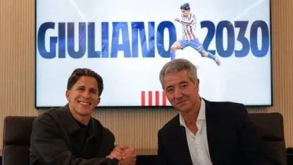 Giuliano Simeone renovó en Atlético de Madrid y fue blindado con una cláusula millonaria