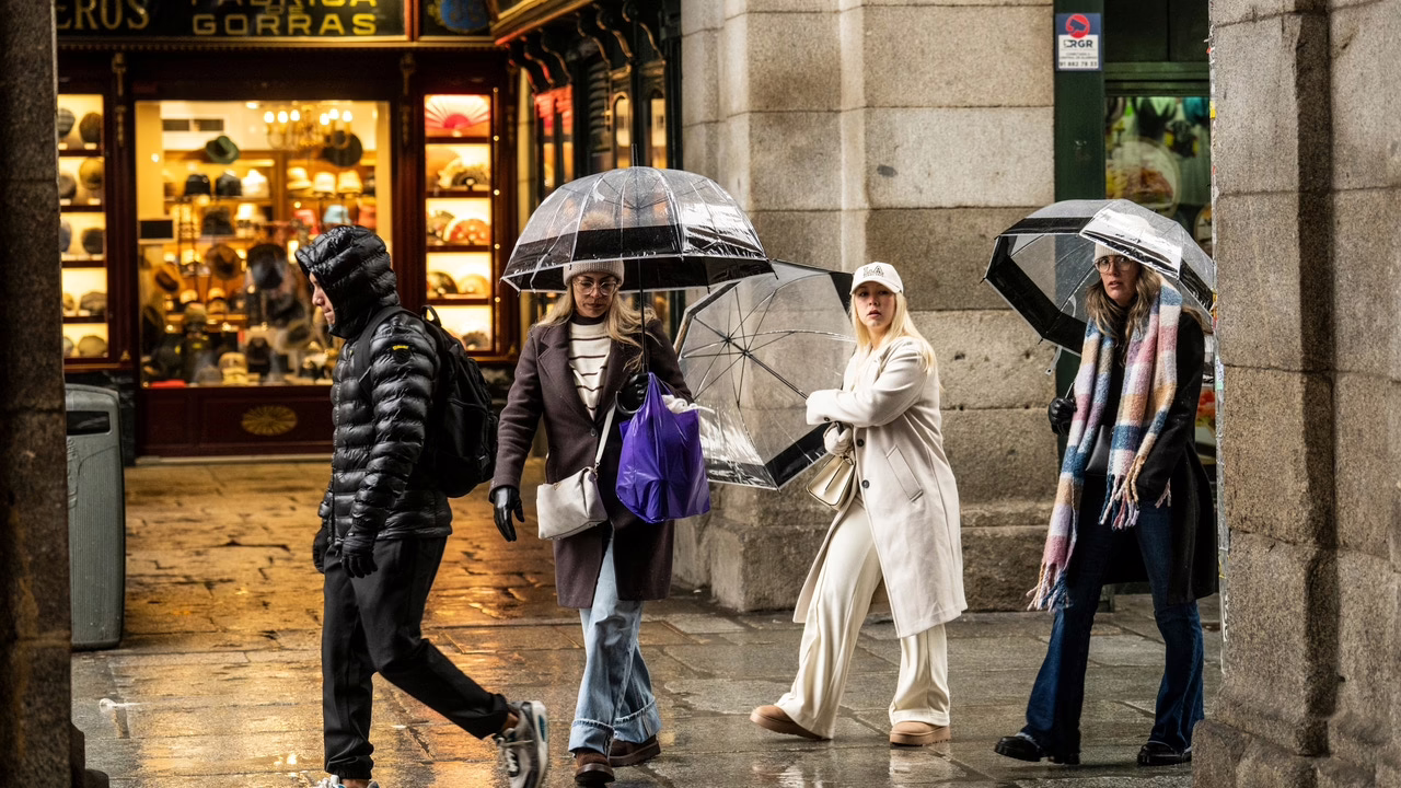 Ciclo de tormentas en Madrid: lluvia continua por varias semanas