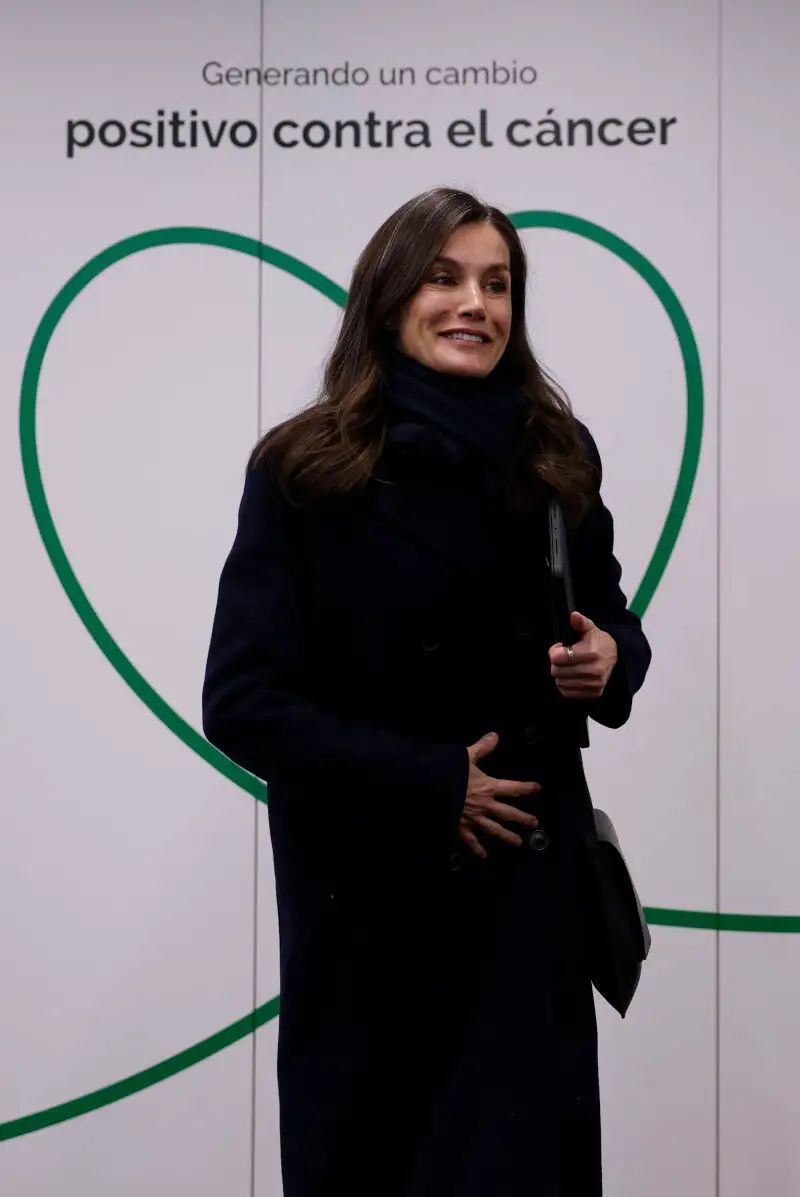 La reina mantiene un reunión de trabajo con la Asociación Española contra el Cáncer