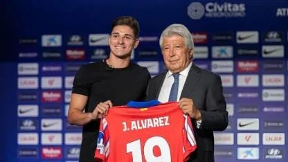 El presidente de Atlético de Madrid, preocupado por la sequía de Julián Álvarez: “Nos sabemos qué le pasa”