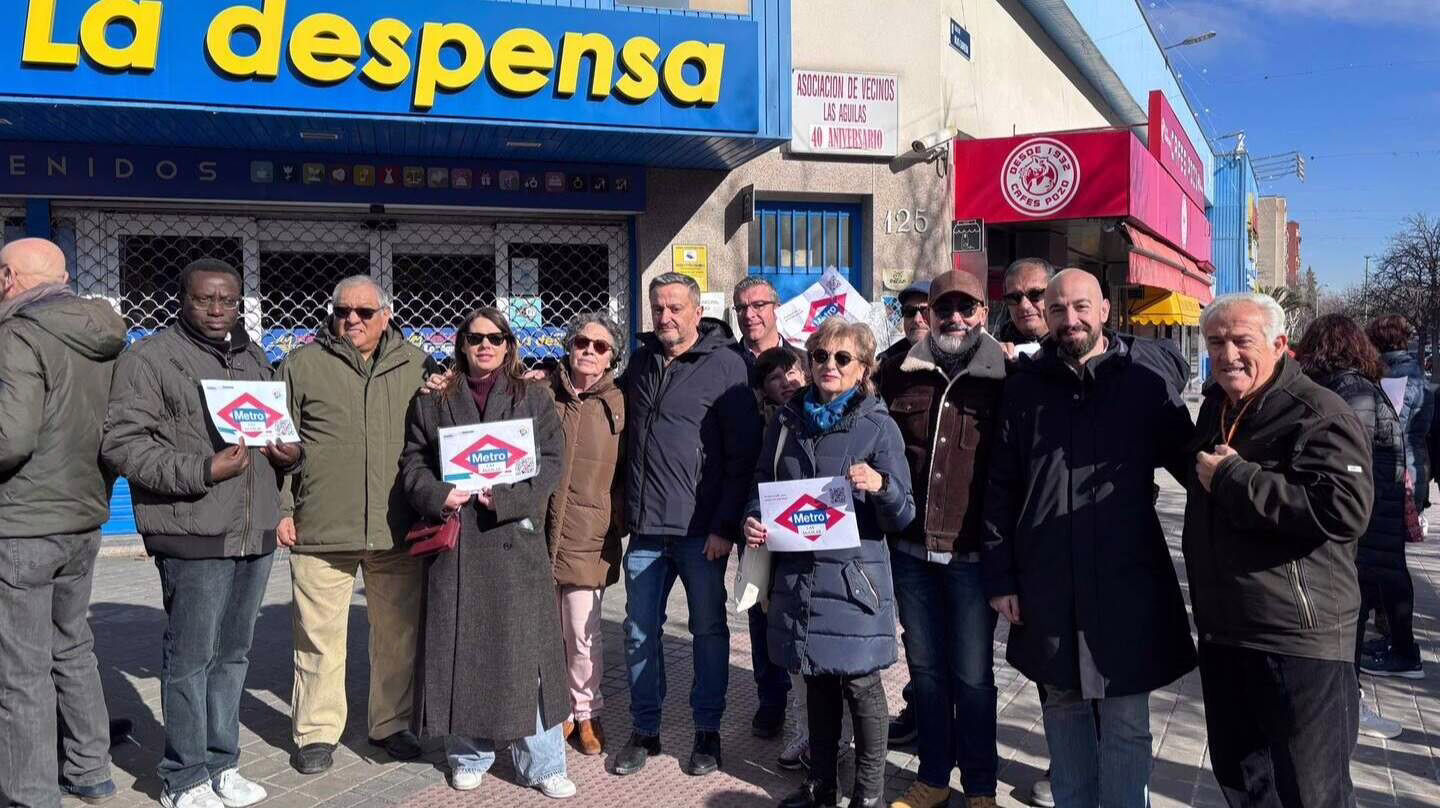 El PSOE critica a Ayuso por "desatender" a Las Águilas y demanda una nueva estación de Metro en la extensión de la Línea 11.