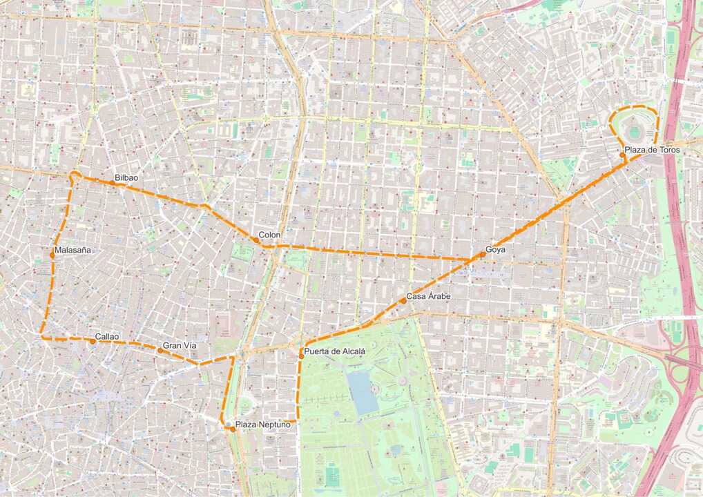 Madrid lanza nuevas trayectorias para su autobús turístico.