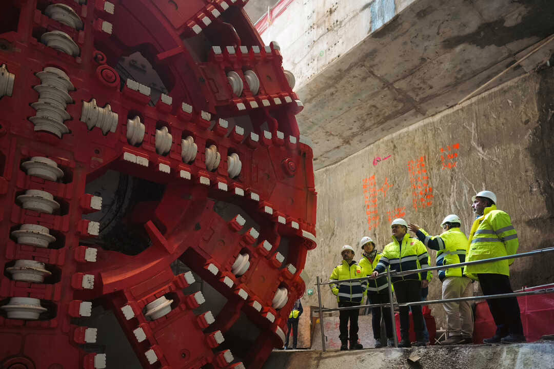 La Línea 11 del Metro de Madrid avanza alcanzando el 50% de su construcción.