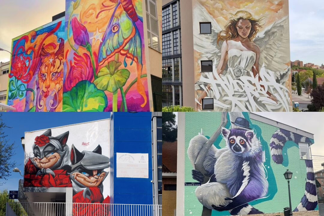 Muraltalaz transforma Moratalaz en un museo al exterior.