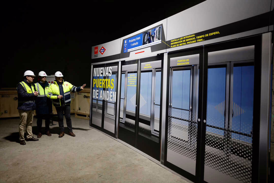La Línea 6 del Metro comienza a instalar puertas en los andenes.