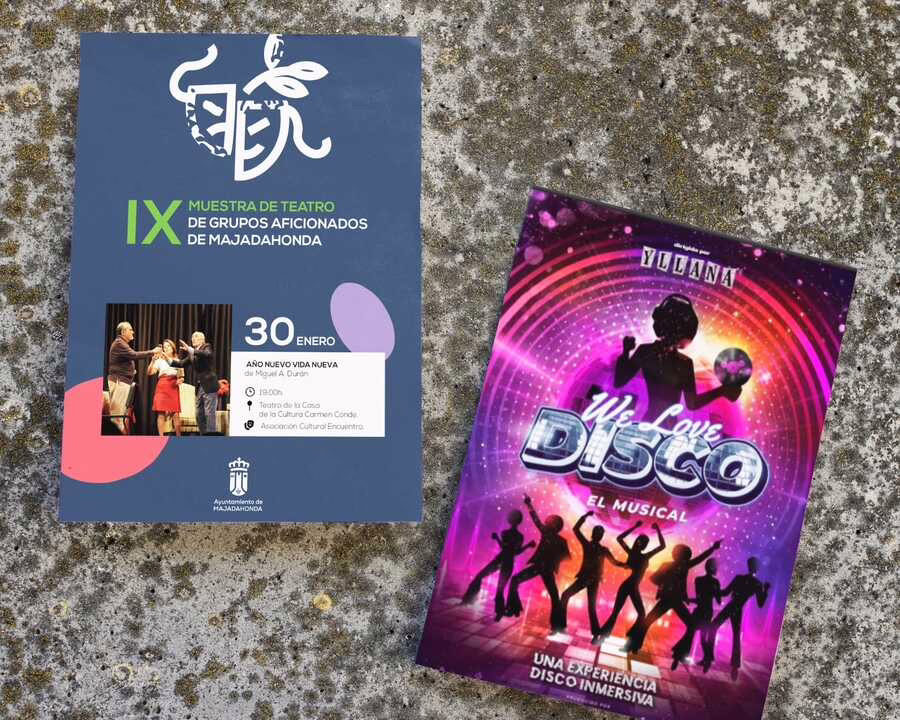 Semana cultural en Majadahonda con exhibiciones teatrales y música disco.