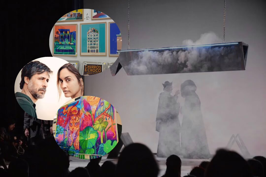 Cine, artes visuales, teatro, pinturas murales y melodías.