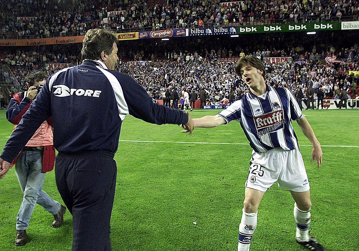 Inmersos en la atmósfera del derbi.